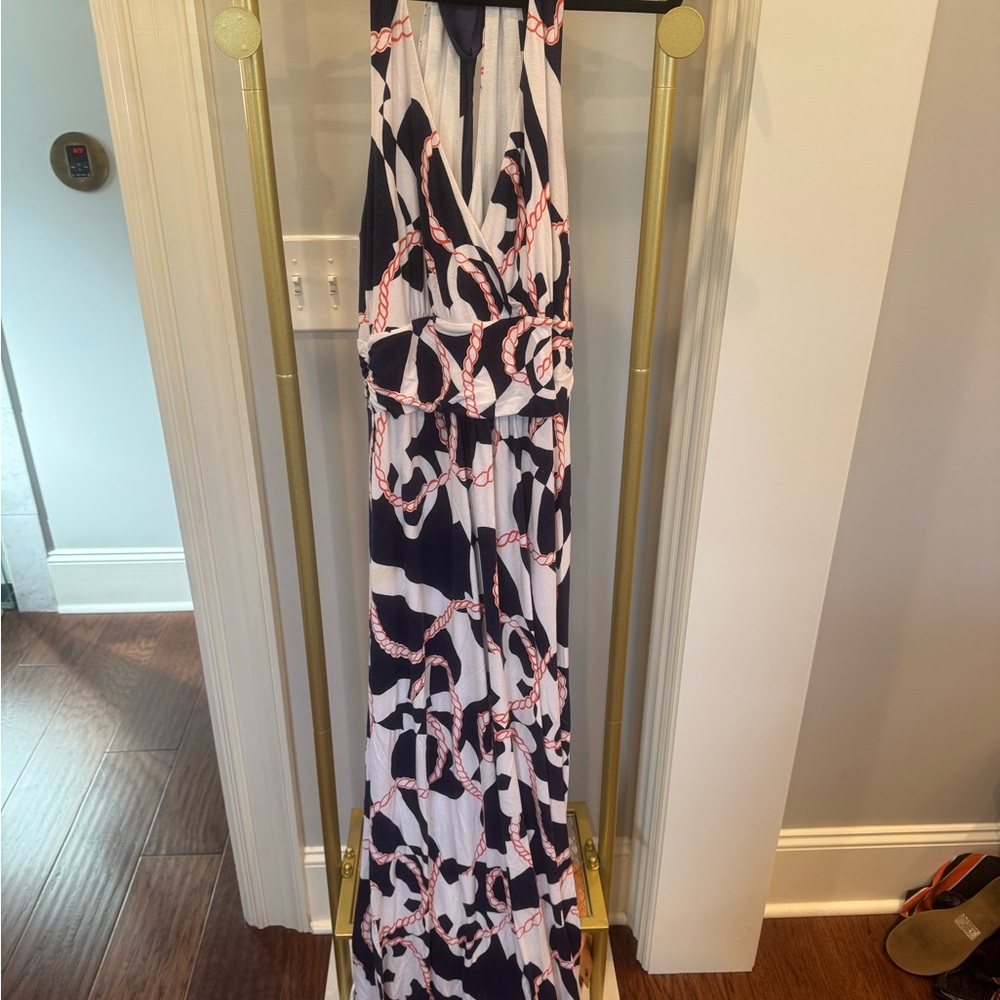 Lilly Pulitzer Navy and white anchor print